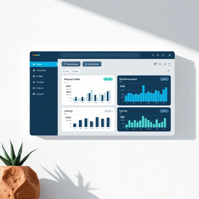 Kitchenguidev API dashboard s metrikama zahtjeva i latencije